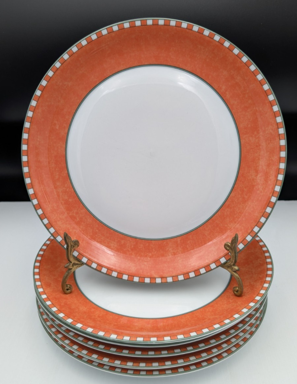 Villeroy & Boch Gallo Lima Switch 2 Dinner Plate Set of 6 Plates 10.5" Portugal